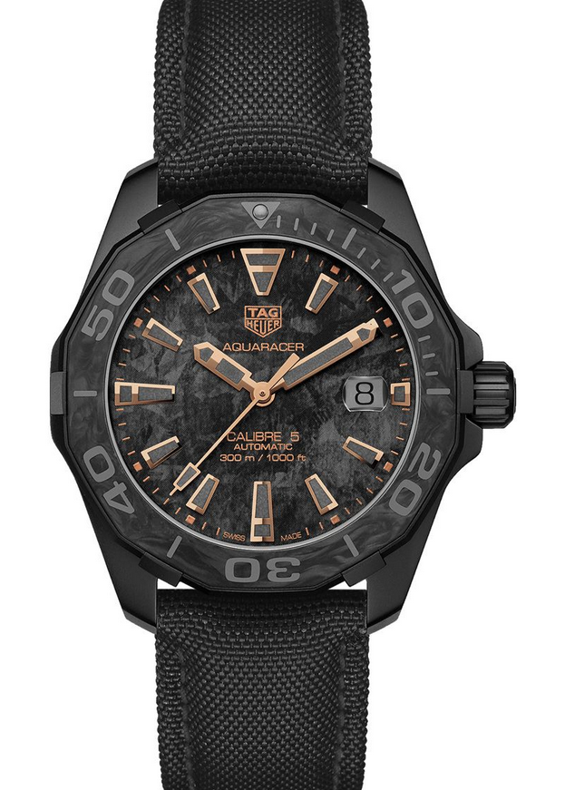 AAA Replica TAG Heuer Aquaracer Calibre 5 Carbon Special Edition Mens Watch WBD218A.FC6445